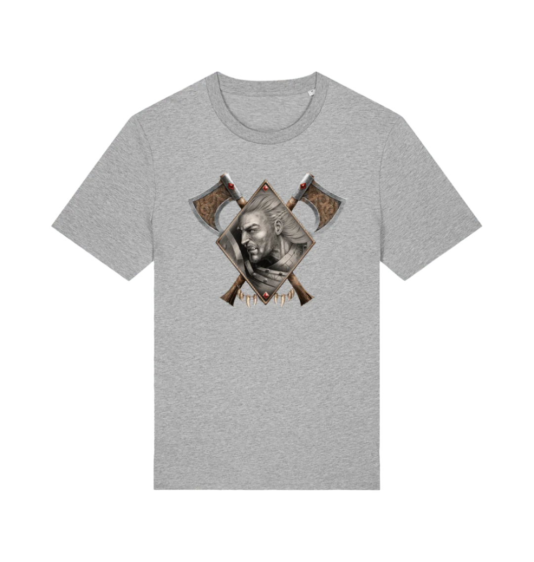 Heather Grey Printed T-shirt